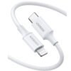 Ugreen USB C To Lightning M/M Cable Rubber Shell 60W 1M White
