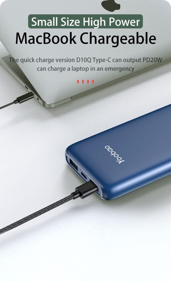 Yoobao PD20 Mini 10000mAh Fast Charging Super Mini Power Bank/ Festival Pack PD 20W Charger Set QC18W/PD20W